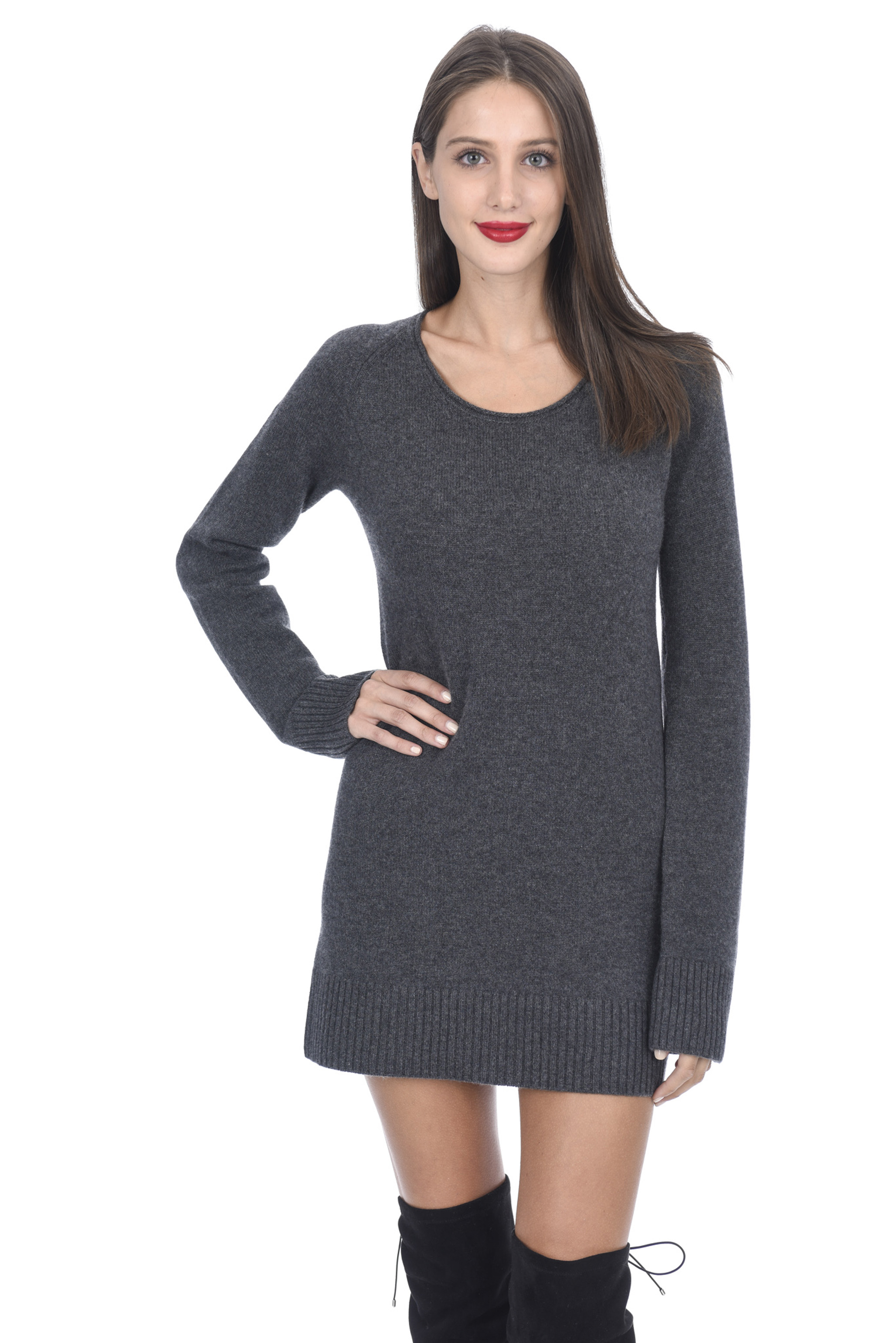 State Cashmere Women's 100 Cashmere Long Sleeve Crew Neck Sweater